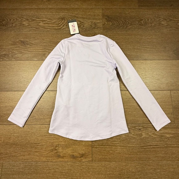 Under Armour Girls Cold Gear Longsleeve Crewneck Shirt Baselayer Lavender M NWT - Picture 12 of 12